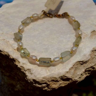 Freshwater pearl Citrine stone with silver92.5 setting