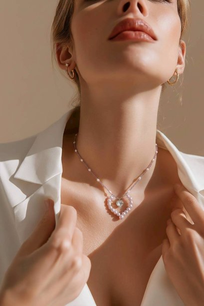 สร้อยคอมุกน้ำจืดแท้