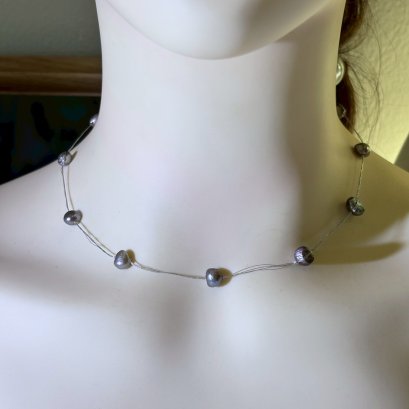 สร้อยคอมุกน้ำจืดแท้