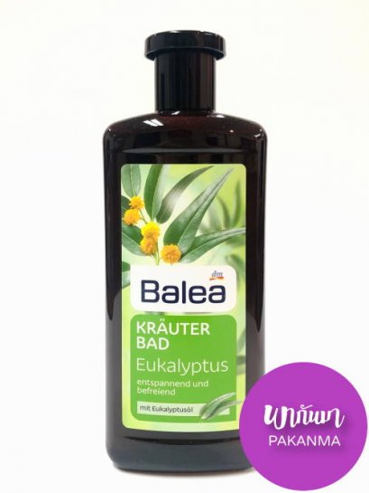 Balea Kräuterbad Eukalyptus  500 ml สบู่เหลวอาบน้ำสมุนไพร German Krauter Bad Eucalyptus Herbal Bath เฮอร์บัลบาธ เอสเซนส์ออยล์บาธ เอสเซนส์ เยอรมัน