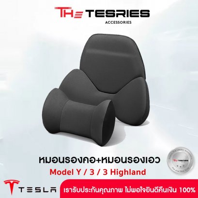 Neck pillow, lumbar support for Tesla All Model