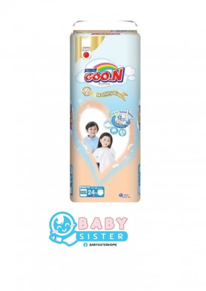 Goon Premium  กูนน์ พรีเมี่ยม แพมเพิสเด็กแบบกางเกง (ซึมซับ6แก้ว)