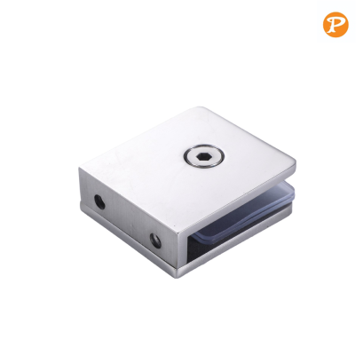 ตัวหนีบกระจกห้องน้ำ สแตนเลส304 ยึดติดกระจกกับผนัง รุ่น CGA-90S 1 ชุด