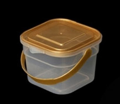1865G กระปุกเซฟตี้ซิล เหลี่ยม สีทอง 250 ml@25-N