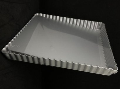 #210 Square Pie Pan AL #210 DIA: 8x8x2.5 cm