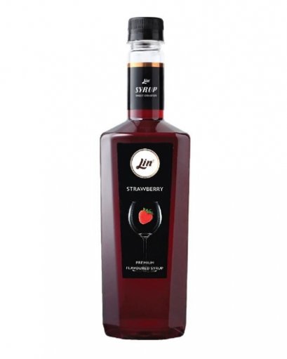 LIN-1050879 Strawberry Syrup: LIN 750 ml