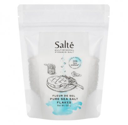 Pure Sea Salt Flakes L Pouch 150 g