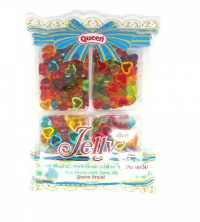 เยลลี่หัวใจหลากสี 500 กรัม
