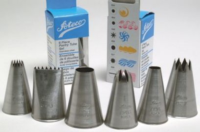 787 Ateco PASTRY TUBE SET S/S