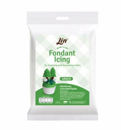 Fondant Icing Lin Green color 250 g.