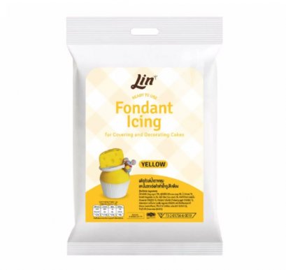 Fondant Icing Lin Yellow color 250 g.