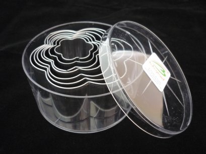 Flower Stainless Cutter 8 Pcs