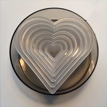 YT2063 Heart Cookie Cutter 8 Pcs