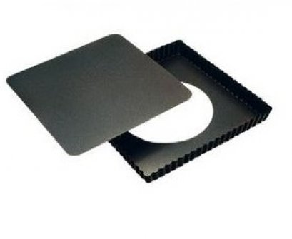 A210 Non-Stick Square Loose Base Pie Pan 21*21 cm