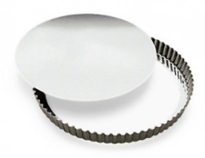 Aluminium Loose Base Pie Pan 9 inches