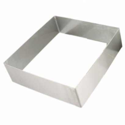 พิมพ์เค้กสี่เหลี่ยมแบบไม่มีก้น 9 นิ้ว หนา-5 ปอนด์-N