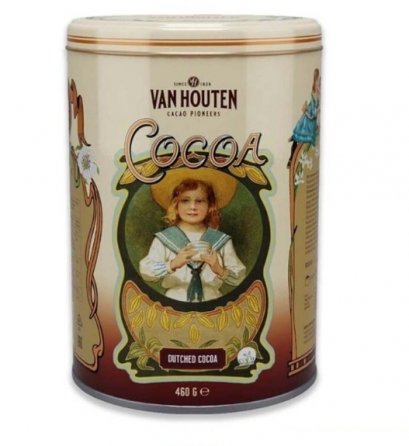 ผง cocoa van houten  460 กรัม กระป๋อง