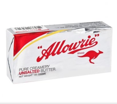 Allowrie Unsalted Butter 100 g