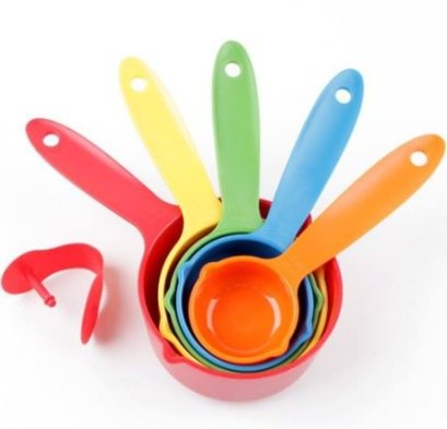 Measuring cups assorted colors5 pieces ZH-32