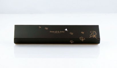 6405 Cake Box: Black Le Jardin Des Sens 30.5x5.4x3.5(H) cm