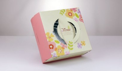 K81001 กล่องเค้ก Venus หูหิ้วในตัว@5