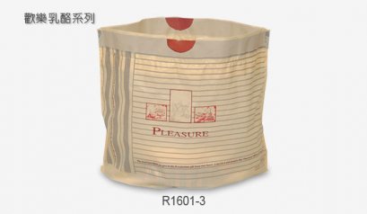 R1601-3 ถุง ลาย Pleasure 32*15.5*28.5 cm@12