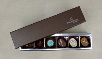 Y-023-2 Chocolate Box: Dainty Happiness 6 Holes 25x4x4 cm