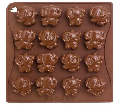 CHOCO12 Pavoni BROWN CHOCO PRALINES: ELEPHANT
