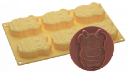 CK05GL8S Pavoni SILICONE MOULD COW BOX 330X185X30 MM
