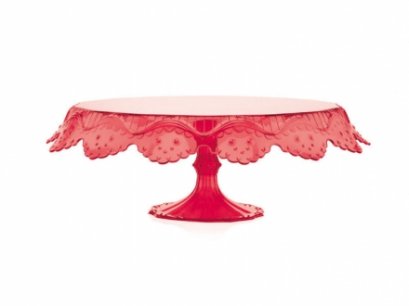 PAPILLONTCRS : Pavoni CAKE STAND 280MM RED