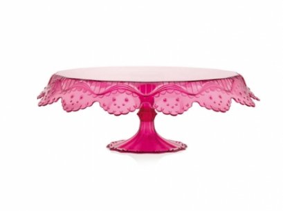 PAPILLONTFUS : Pavoni CAKE STAND 280MM FUCHSIA