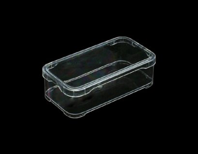 1338 กล่องเหลี่ยมผืนผ้า ใส 7lt DIA:9.2X18X6cm-N