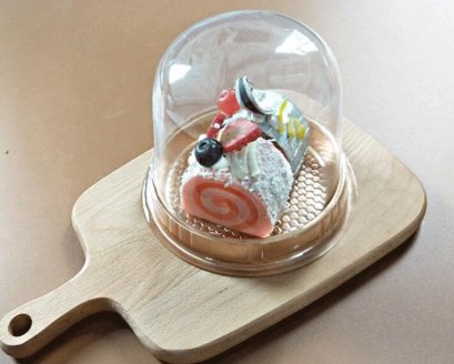 B023 Plastic Cake Box DIA: 130x105 mm@25