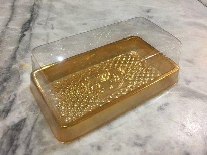 B009 Rectangle Plastic Cake Box DIA: 120x70x40 mm@50