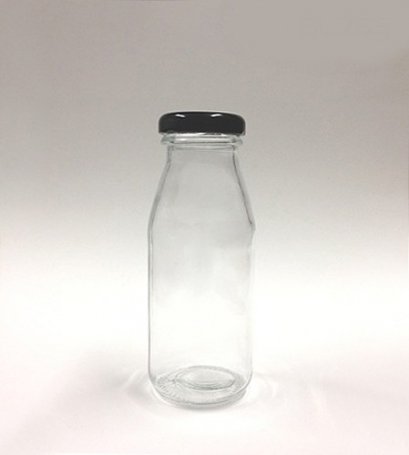 6421 Glass Bottle 180 ml +Black Lid@4