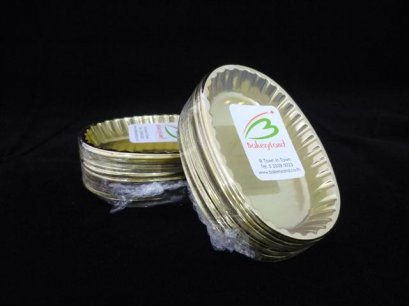 610-B072 Oval Plastic Cake Board@100