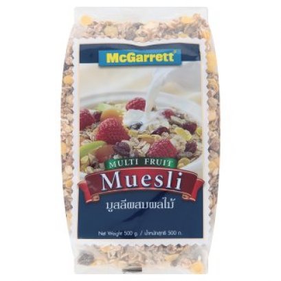 มูสลี่ผสมผลไม้ McGarrett 500 กรัม