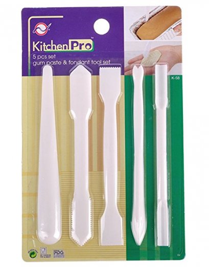 K58 Gumpaste and Fondant tool Set 5 pcs.