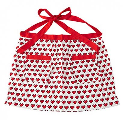 2103-5357 RO HEART HALF APRON