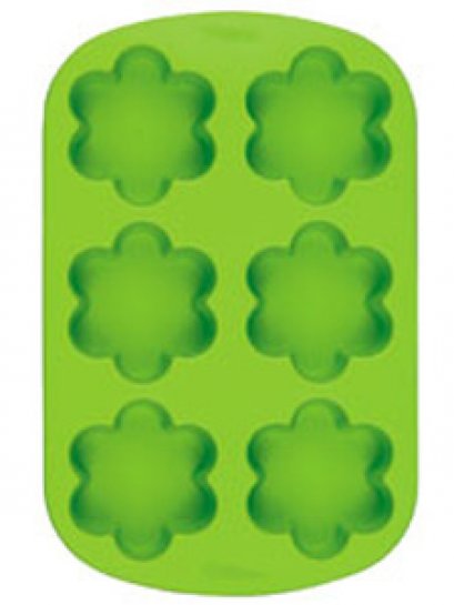2105-4825 Wilton 6 CAVITY SILICONE FLOWER MOLD