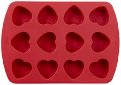 2105-4860 Wilton PETITE SIL HEART PAN 12 CAVV