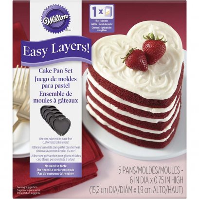 2105-5495 Wilton NS 5PC EASY LAYERS HEART