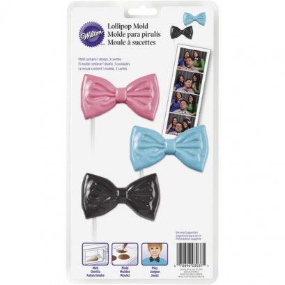 2115-0037 Wilton BOW LOLLI CANDY MOLD