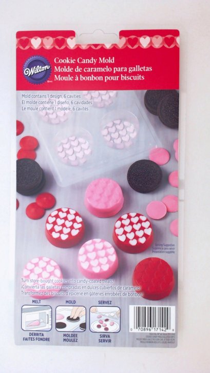 2115-0142 Wilton COOKIE CNDY MOLD ALVR HRT