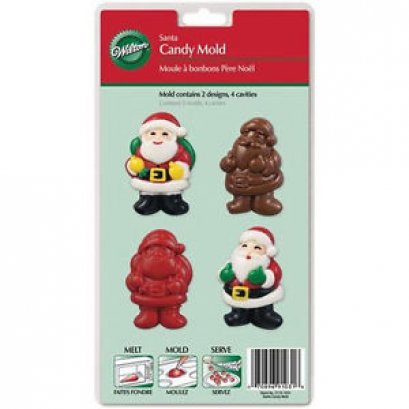 2115-1031 Wilton SANTA CANDY MOLD