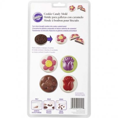 2115-1351 Wilton FLOWERS COOKIE CANDY MOLD