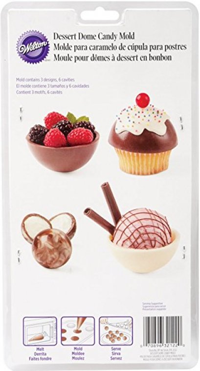 2115-2122 Wilton DOME CANDY MOLD 2PK