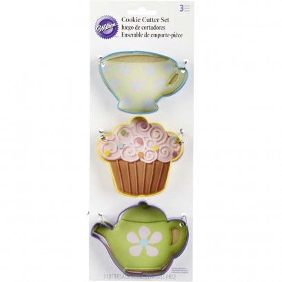 2308-0092 Wilton TEA PARTY 3PC CC SET