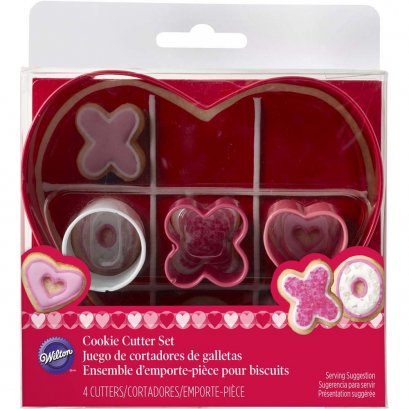 2308-0216 Wilton CC SET CLR MTL XO GAME 4PC