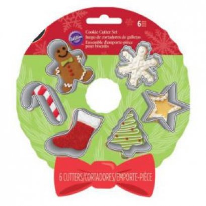 2308-5456 CC SET MTL MINI WREATH 6PC